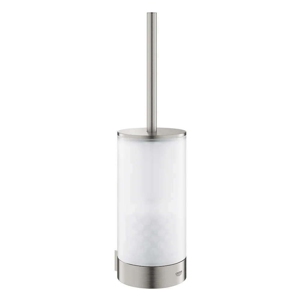 GROHE SELECTION TOALETTBØRSTE TIL VEGG SUPERSTEEL v:5264515 GROHE SELECTION TOALETTBØRSTE TIL VEGG SUPERSTEEL v:5264515