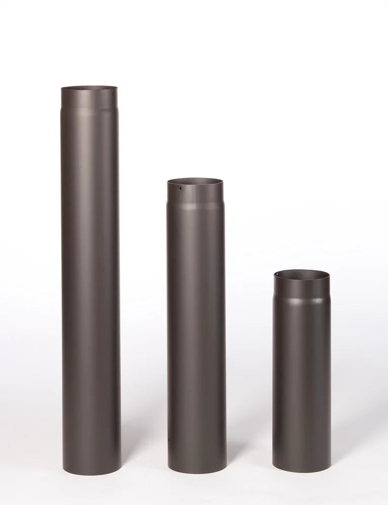 RØKRØR Ø150X750MM SORT LAKK 2,0MM v:6289045