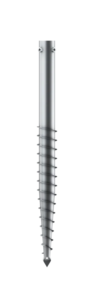Jordskrue fast bjelkesko 1100 mm – Stavrex jordnett v:9825565