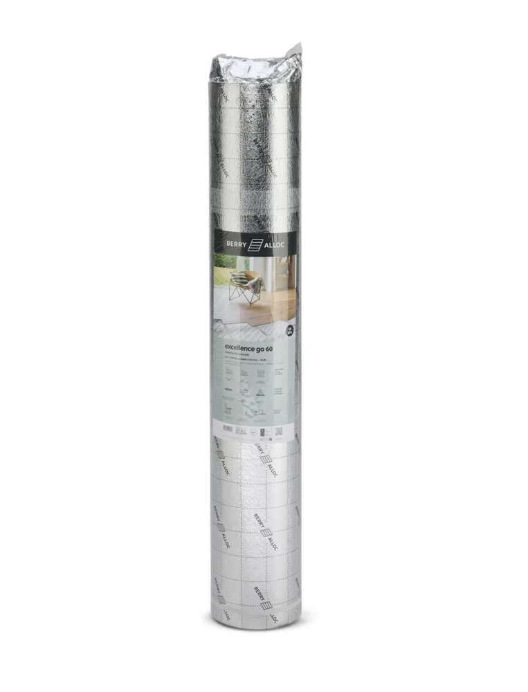 BerryAlloc Excellence GO 60 underlag for laminat og parkett v:9435912