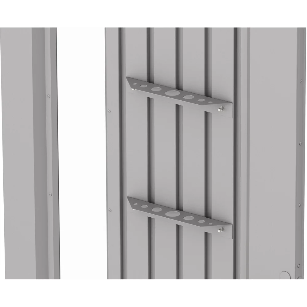 BIOHORT VERKTØYHOLDER 2 STK REDSKAPSBOD NEO, SØLV METALLIC v:1209666 BIOHORT VERKTØYHOLDER 2 STK REDSKAPSBOD NEO, SØLV METALLIC v:1209666