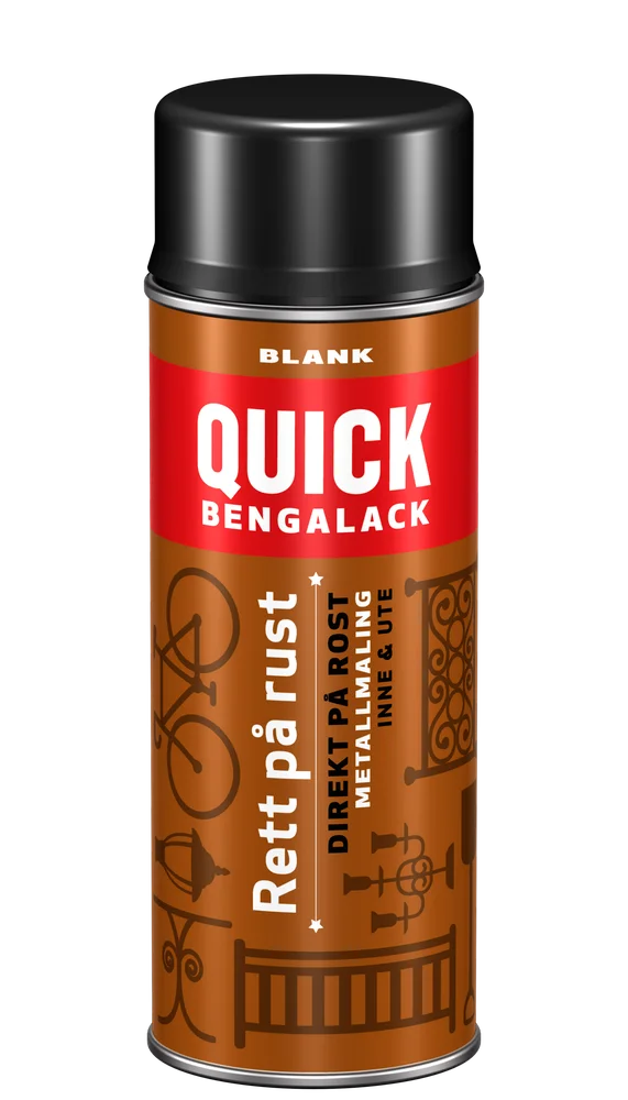 QUICK B RETTPÅRUST SPRAY SORT BLANK v:4716250