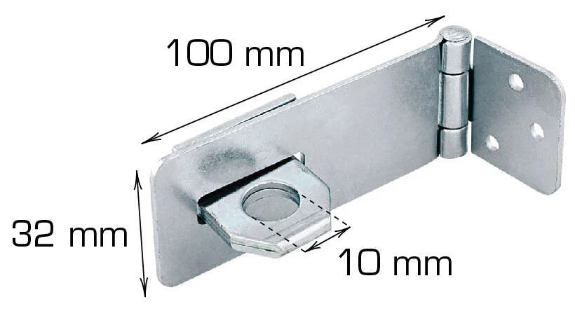 Låsebeslag 100mm v:7803096 Låsebeslag 100mm v:7803096