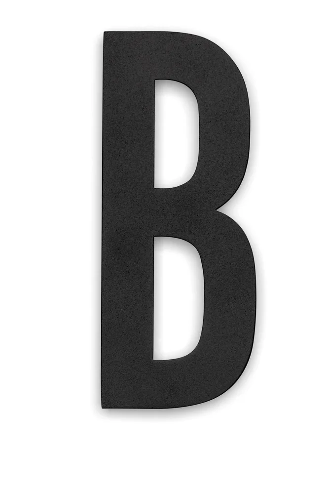 Bokstav Work svart B v:3232341