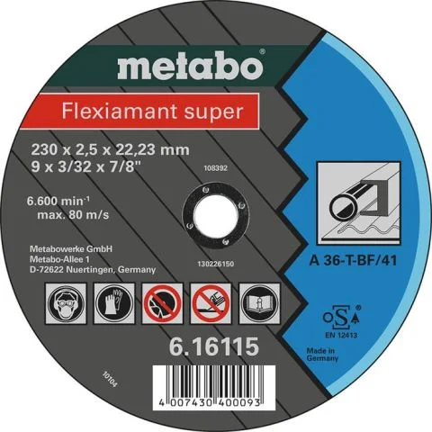 616111000 Metabo Kappeskive 1110080 616111000 Metabo Kappeskive 1110080