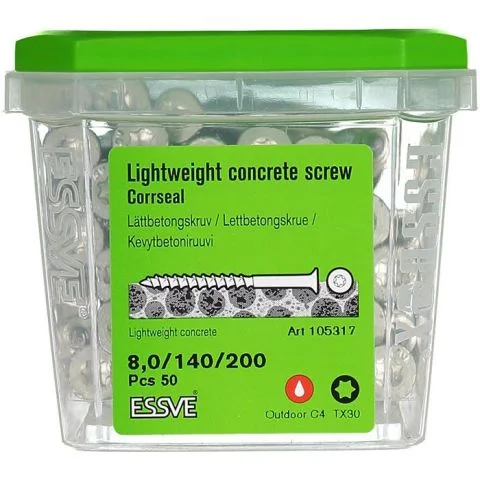 CorrSeal TX30 ESSVE Lettbetongskrue 1530083