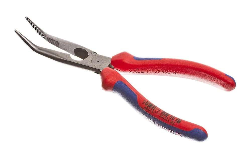 Knipex Flattang med skjærekant, vinklet, 200 mm v:5096732