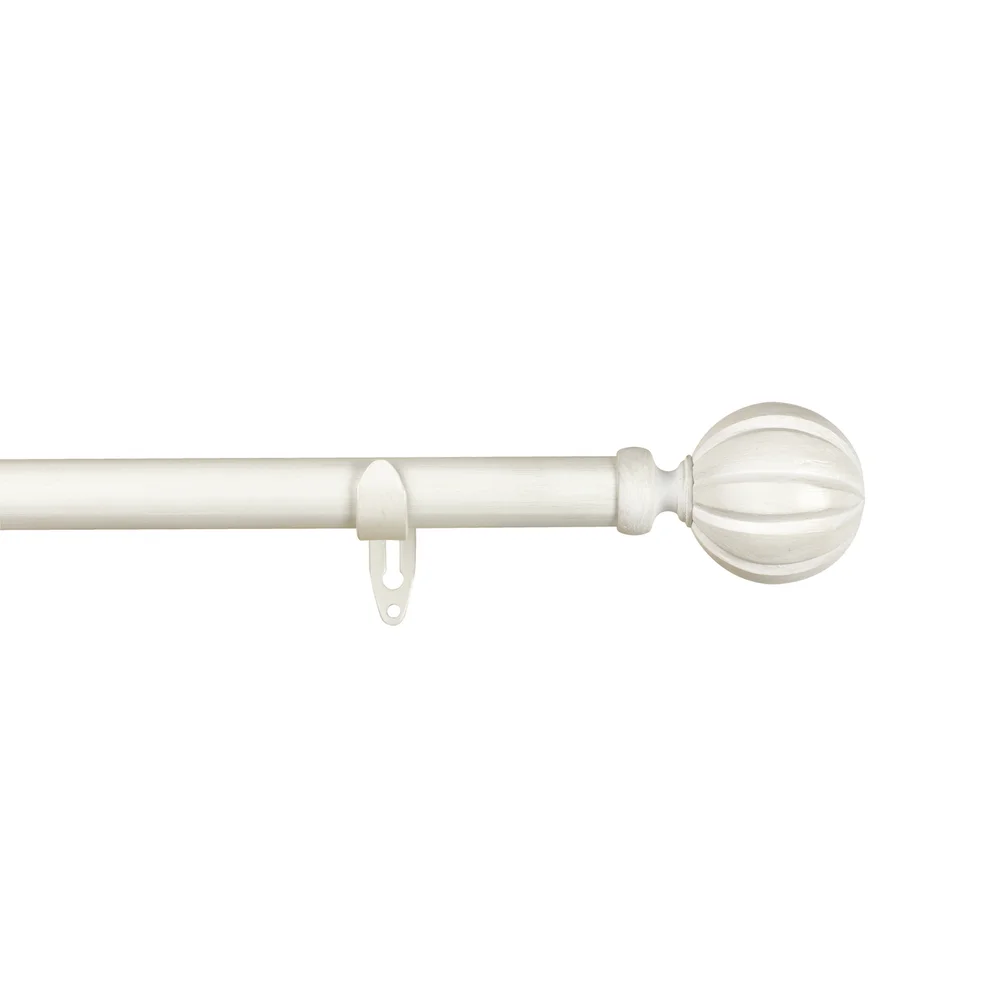 KIRSCH STANGSETT CHARM 120-210CM HVIT v:4507453