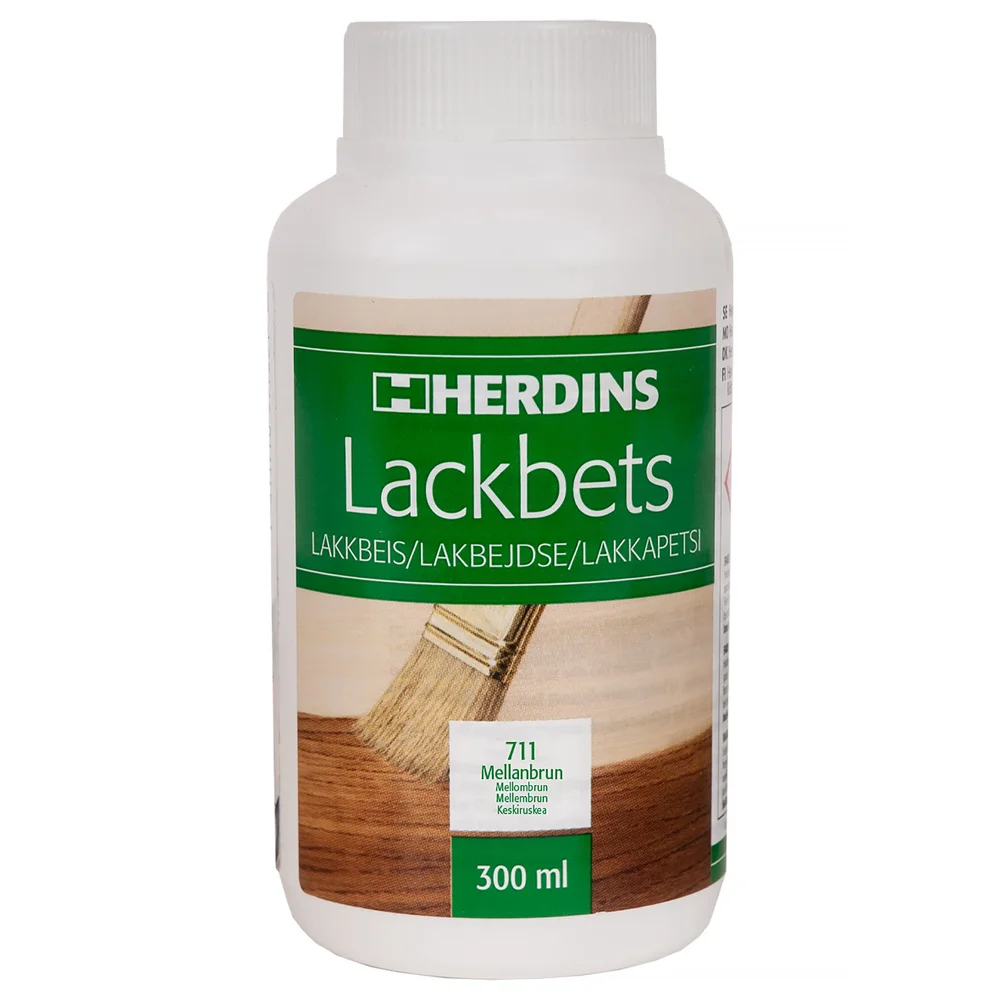 Herdins Lakkbeis, 711 mellombrun, 300 ml v:9728852