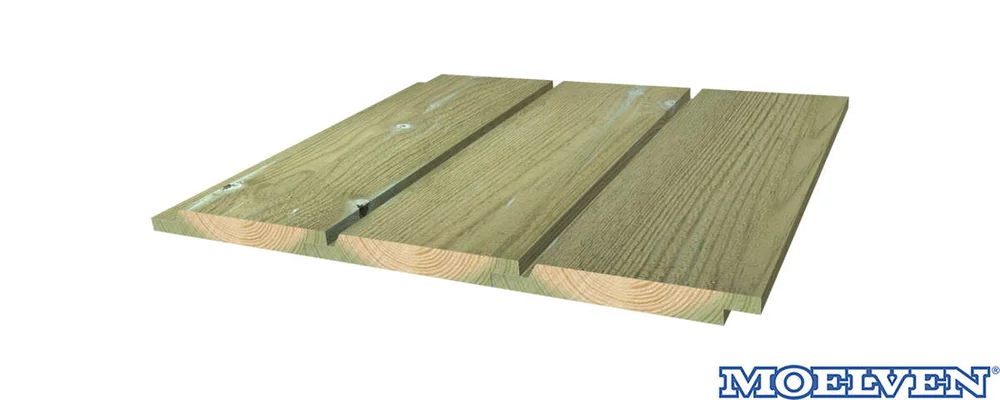 19x173 dobbelfals 60 gr impregnert kledning v:3917777