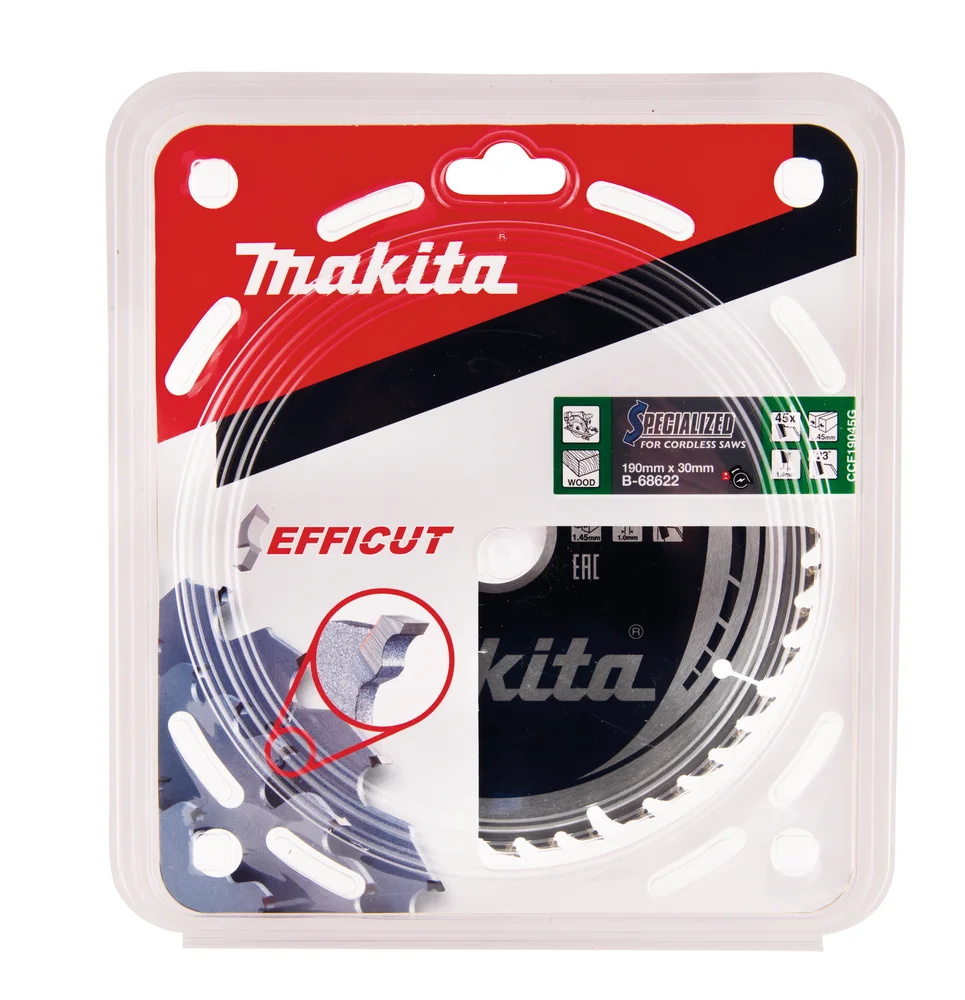 Sirkelsagblad efficut treverk 190 x 30 mm 45T v:6602634