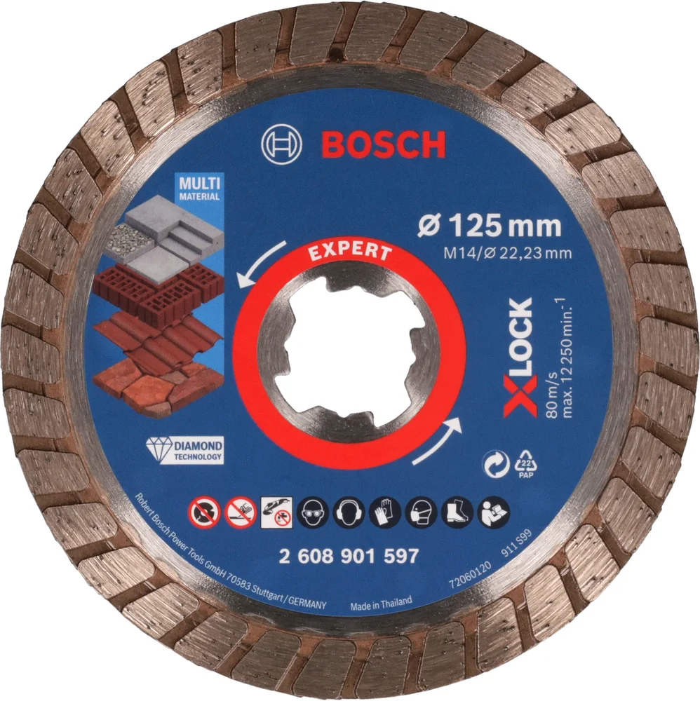Diamantkappskive 125mm exp turbo multi – Bosch v:2725548 Diamantkappskive 125mm exp turbo multi – Bosch v:2725548