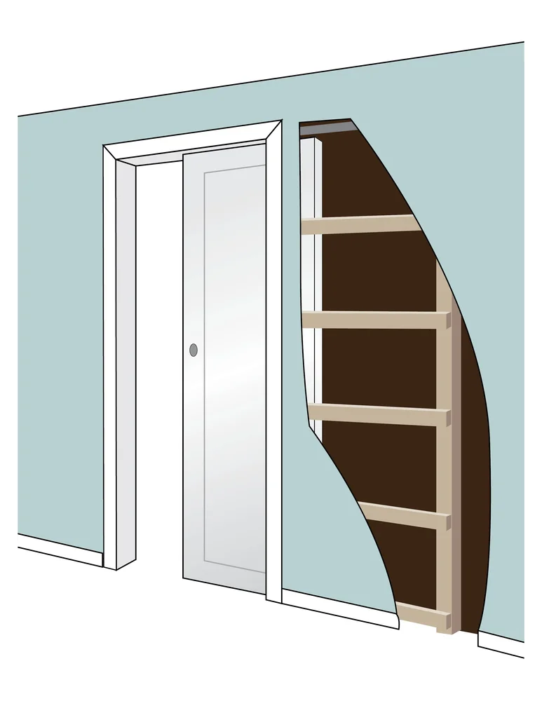 Skyvedørskarm hvit 100×210 cm v:6564798 Skyvedørskarm hvit 100×210 cm v:6564798