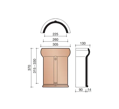 Mønestein Tegl Enkelkrum Vario 738 Glasert Sort – Koramic v:3410943 Mønestein Tegl Enkelkrum Vario 738 Glasert Sort – Koramic v:3410943