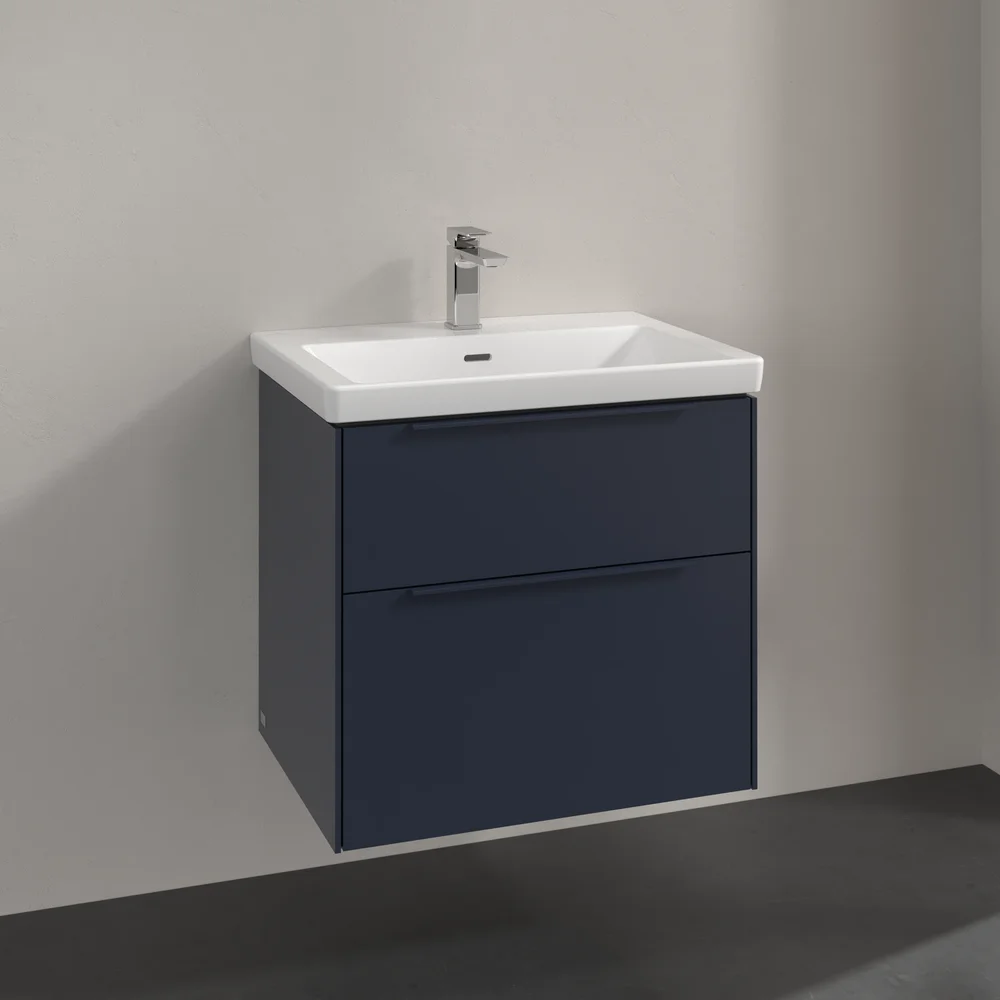 V&B SUBWAY 3.0 SERVANTSKAP 62X57 MARINE BLUE HÅNDTAK I MØBELETS FARGE v:6180065