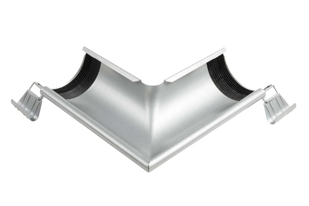 Vinkel utv m/skjøt st 125mm silver v:4306572 Vinkel utv m/skjøt st 125mm silver v:4306572