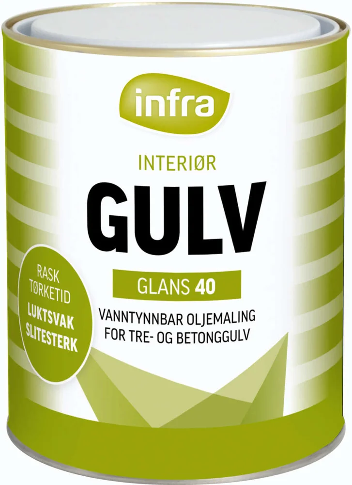 Infra Gulv 40/halvblank interiørmaling v:9765297