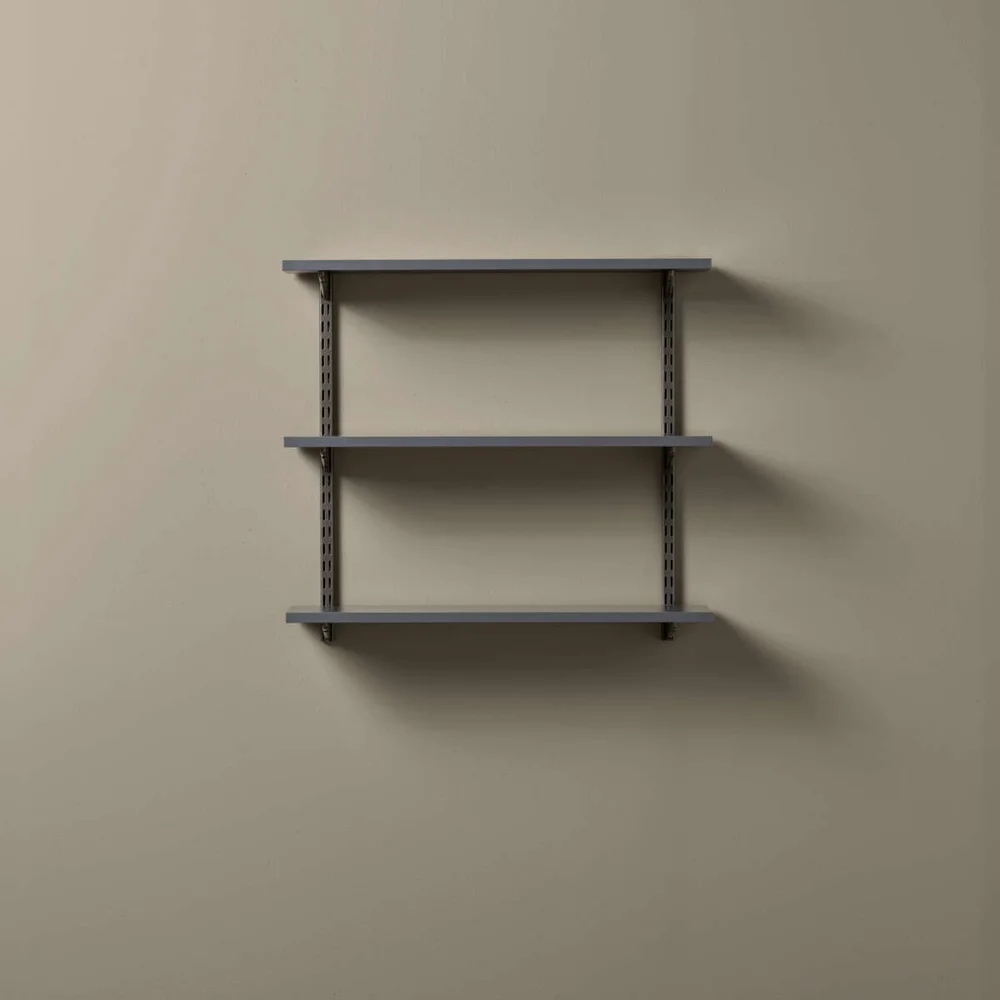 Elfa Klikk-inn graphite plugg-inn hyllesystem Kit v:7186137