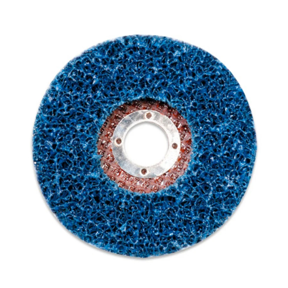 3M Grovrengöringsrondell S XCRS med stödplatta, blå, 115x22 mm v:9724832