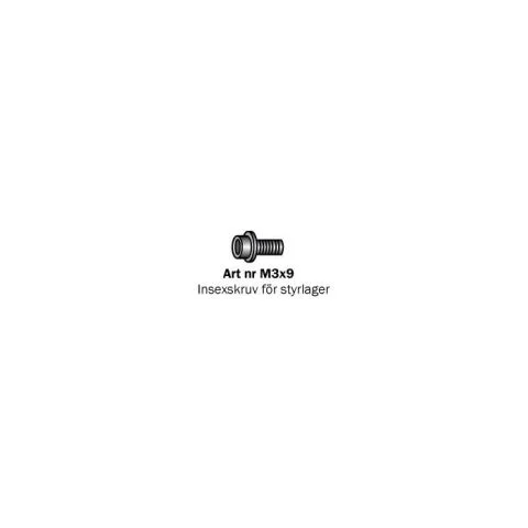 M3x9 Cobolt Unbrakoskrue 1700163