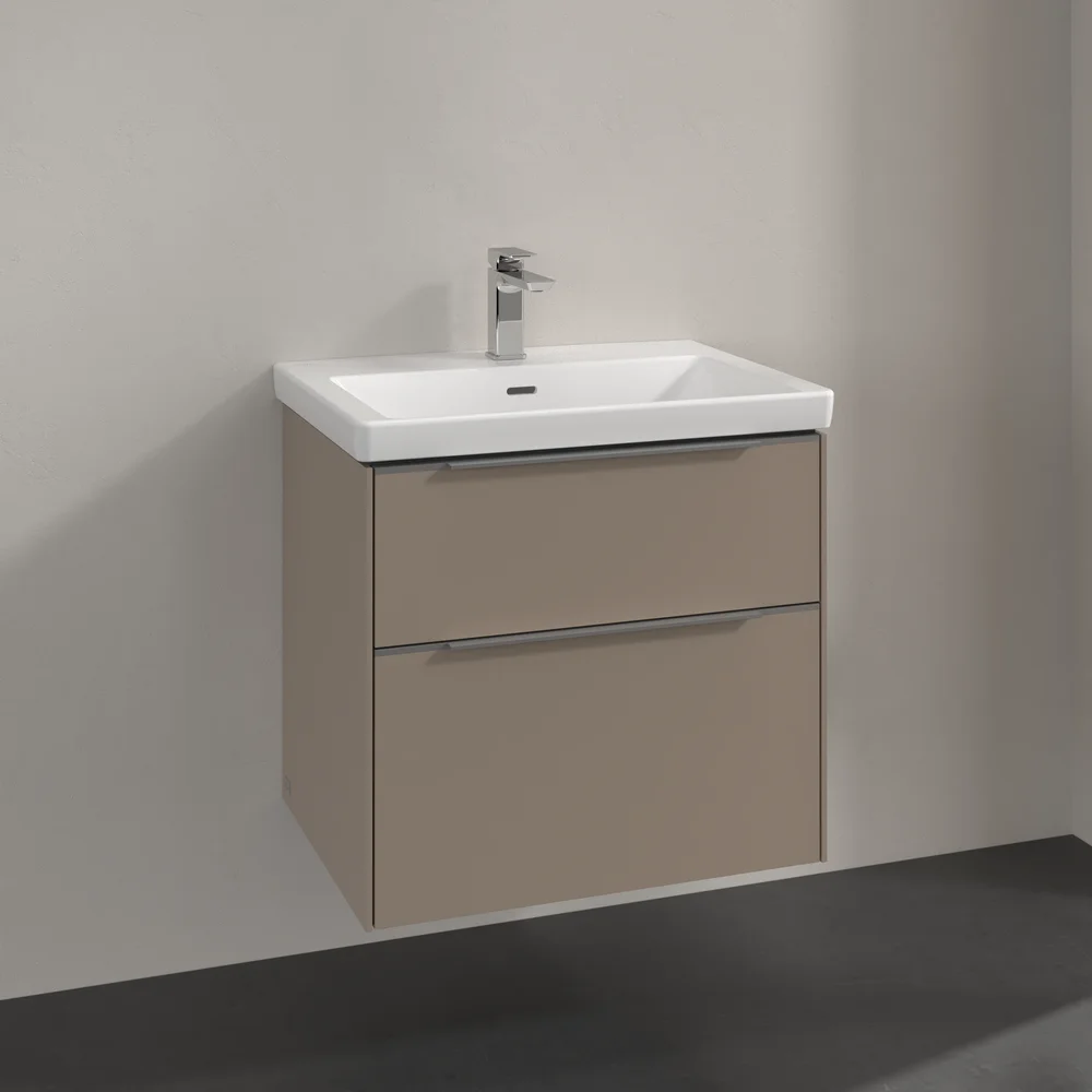 V&B SUBWAY 3.0 SERVANTSKAP 62X57 TAUPE HÅNDTAK I KROM v:1052465