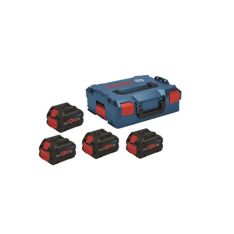 4x ProCORE 18V 5,5Ah Bosch Batteripakke 3115530 4x ProCORE 18V 5,5Ah Bosch Batteripakke 3115530