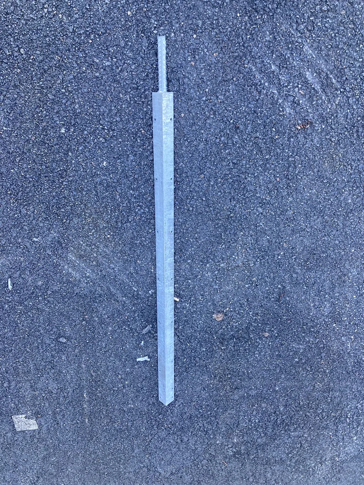 Mellomstolpe Fjell T40 L:1100Mm For Gjerde H:1000Mm T40Mm Profil v:3532689 Mellomstolpe Fjell T40 L:1100Mm For Gjerde H:1000Mm T40Mm Profil v:3532689