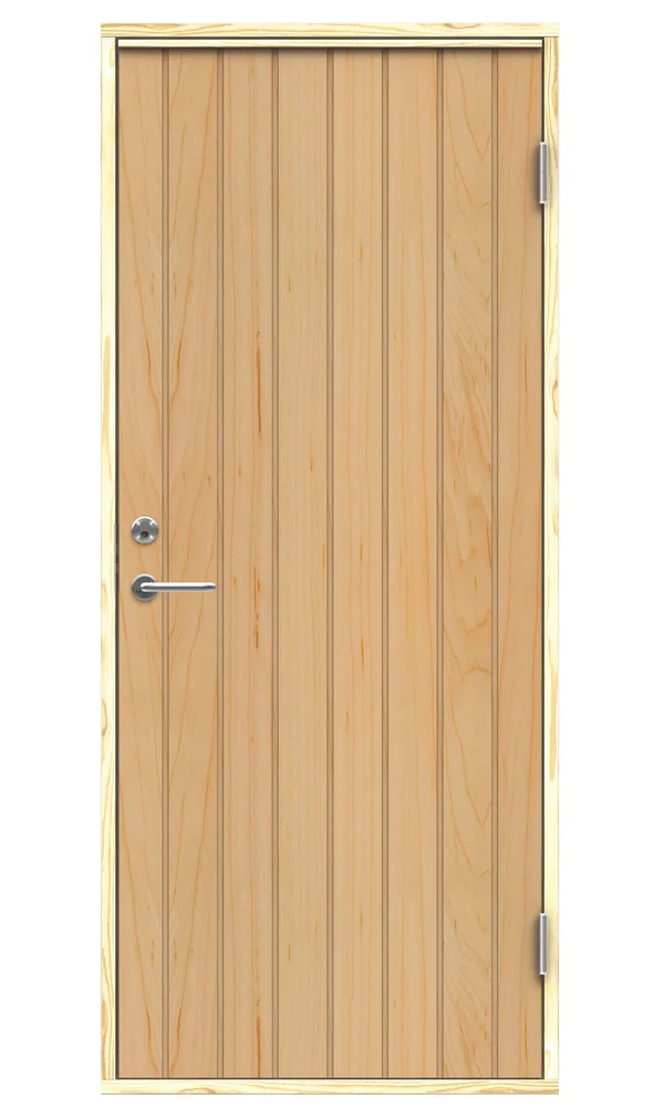 Boddør 458 80×200 cm venstrehengslet ubehandlet v:9618748 Boddør 458 80×200 cm venstrehengslet ubehandlet v:9618748