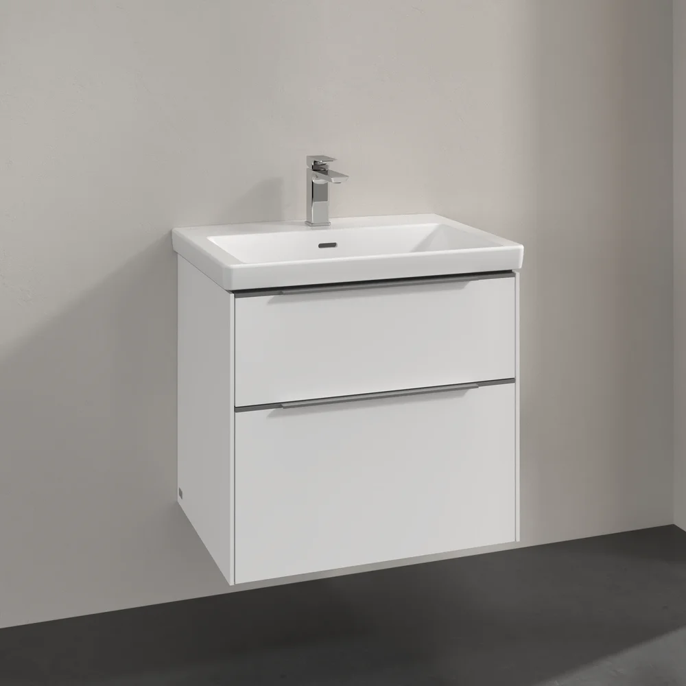 V&B SUBWAY 3.0 SERVANTSKAP 62X57 PURE WHITE HÅNDTAK I KROM v:7653453