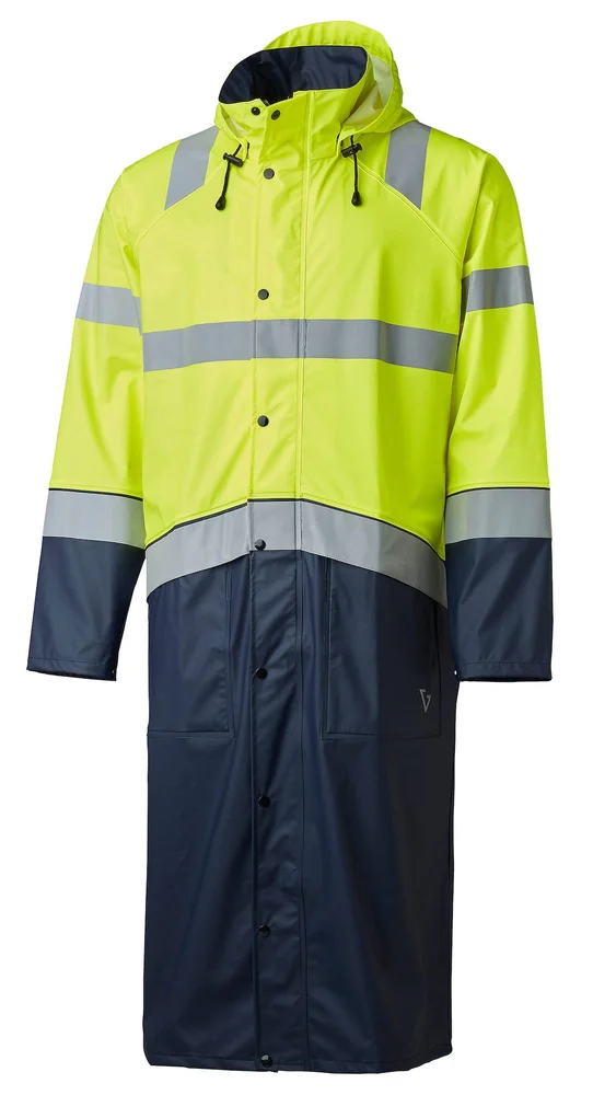 GESTO REGNFRAKK ESSENTIAL G329 KL.3 GUL/MARINBLÅ v:9714942
