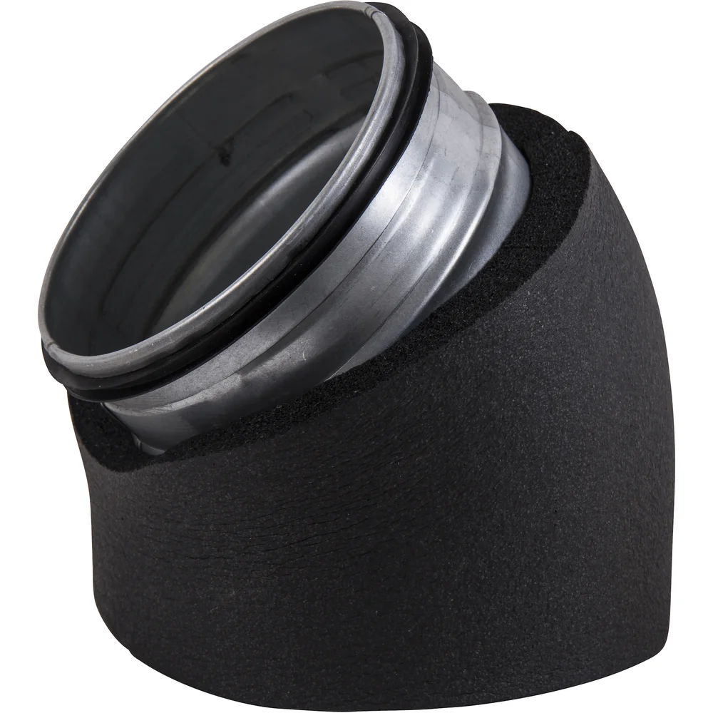 FLEXIT ISOLERT KORTBEND 45° MUFFE/NIPPEL T19 Ø125 v:2672926