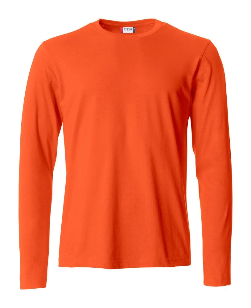 BASIC-T L/S HERRE BLOOD ORANGE v:5997797