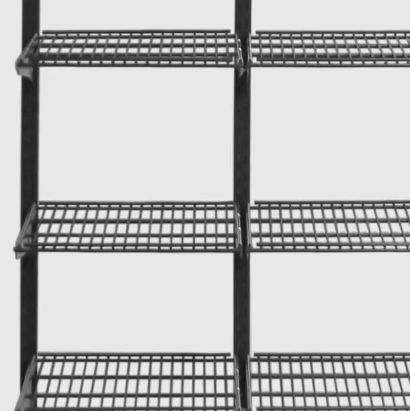 Tellbe Trådhylle til hengestang, grå, 400×360 mm v:3865627 Tellbe Trådhylle til hengestang, grå, 400×360 mm v:3865627