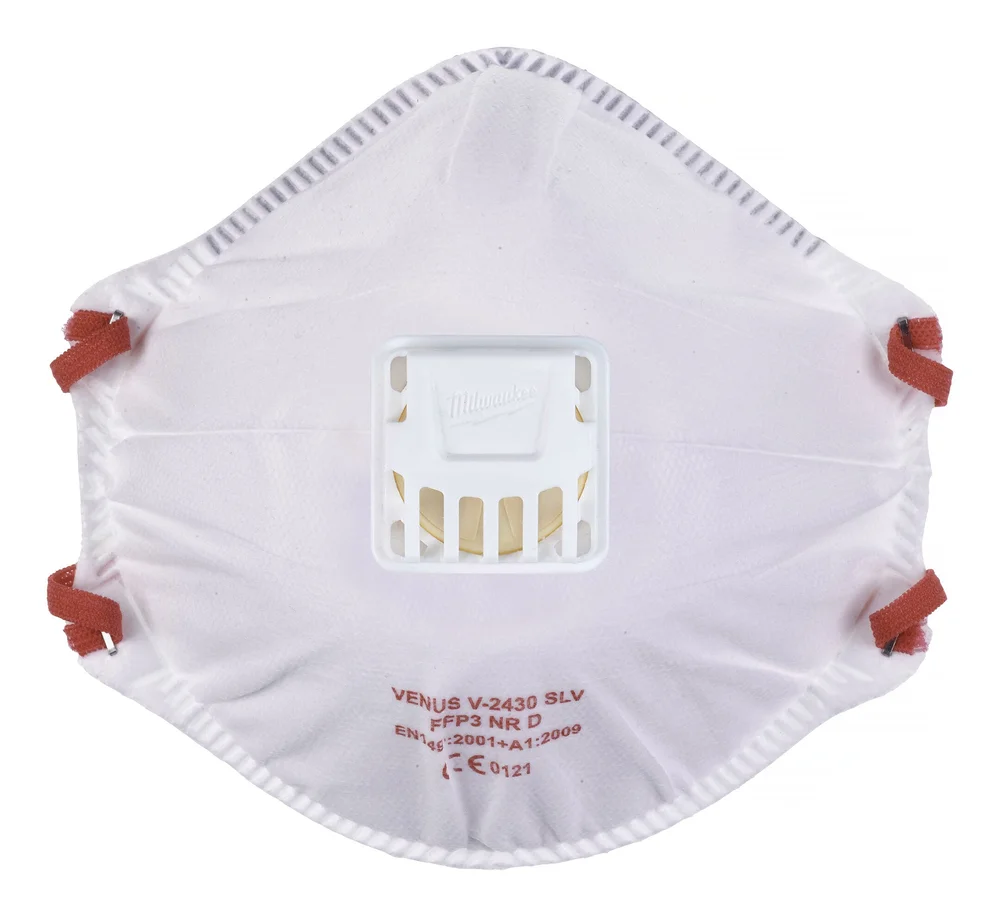 Milwaukee Støvmaske med ventil FFP3, 10-pack v:7109546