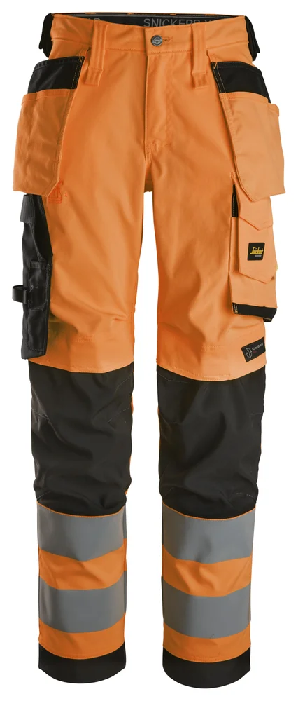 Bukse 6743 kl 2 dame highvis oransje str 36 v:7424441