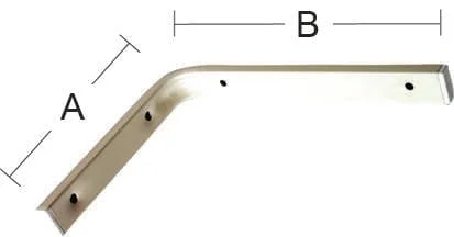 Hyllevinkel 6082 Hvit 200×250 mm v:4774616