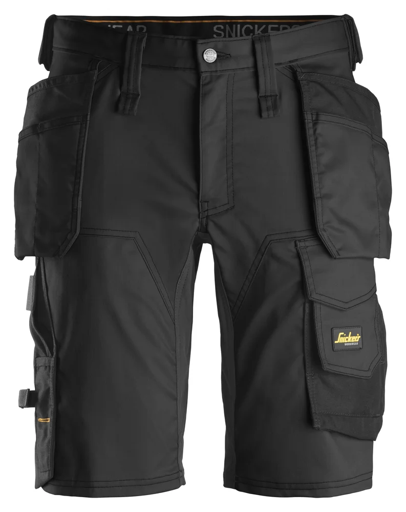 Snickers håndverkershorts 6141 sort/sort str 48 AllroundWork v:4712952