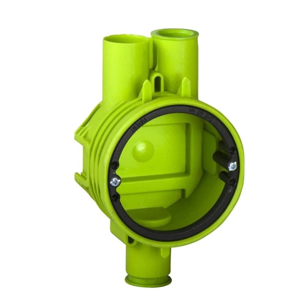 Schneider Electric Apparatboks, 3 støttere, Multifix v:8727758 Schneider Electric Apparatboks, 3 støttere, Multifix v:8727758
