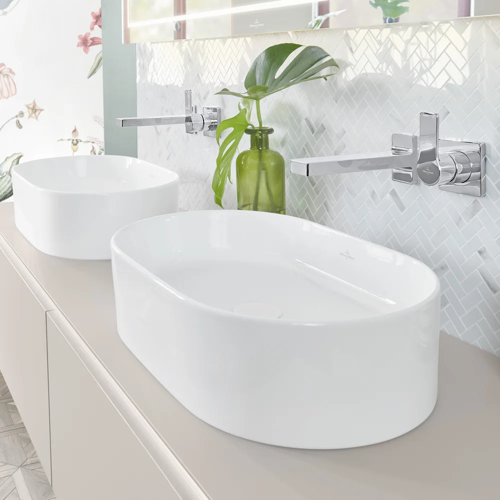 V&B COLLARO SERVANT C+ OVAL 56X36 HVIT ALPIN v:7785043