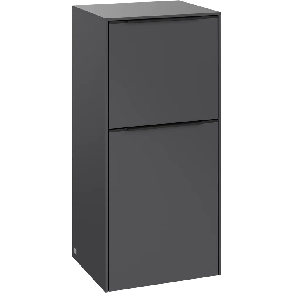 V&B SUBWAY 3.0 SIDESKAP 40X86 VENSTRE BLACK GRAPHITE HÅNDTAK I VOLCANO v:9247094