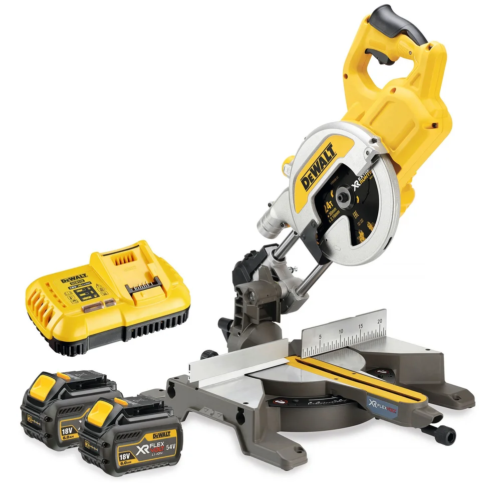 Dewalt Kapp- og gjærsag 54V XR, DCS777T2, inkl. batteri & lader v:5074401 Dewalt Kapp- og gjærsag 54V XR, DCS777T2, inkl. batteri & lader v:5074401