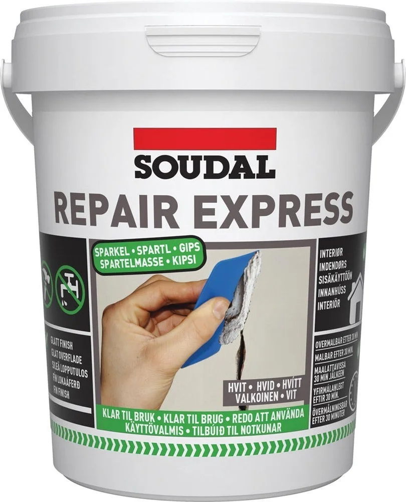 SOUDAL REPAIR EXPRESS PLASTER SCAN 900ML v:2398691