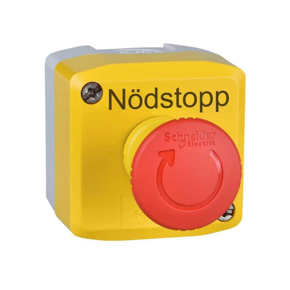 Schneider Electric Trykknappboks for nødstop. v:3017544