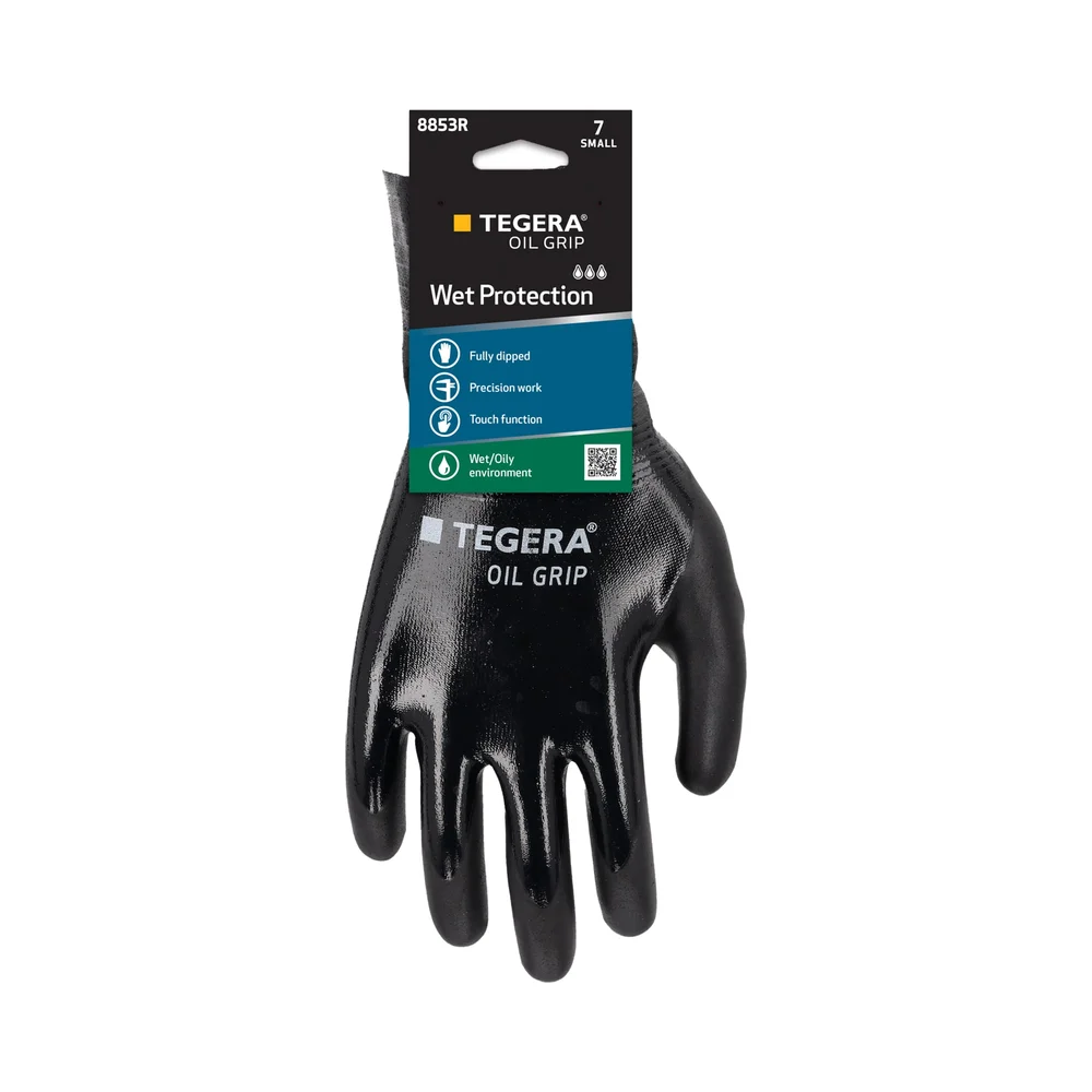Tegera Hansker, 8853R Oil Grip Nitril Hel, 3-dobbel, Strl 11 v:4184184