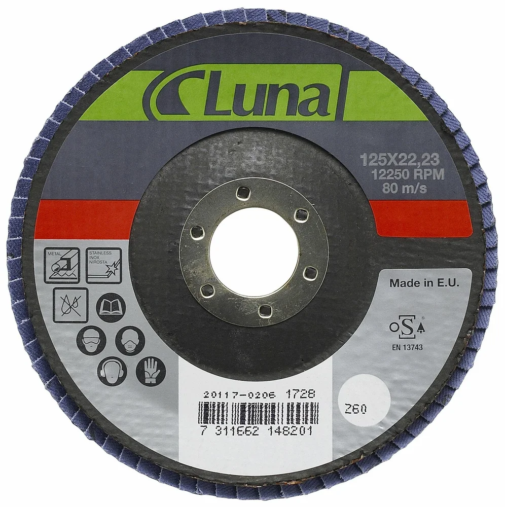 LUNA LAMELLRONDELL 125MM K40 v:5492513