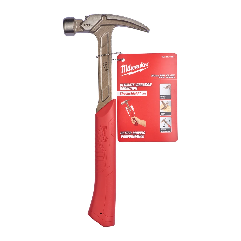 Milwaukee snekkerhammer rett 570g v:9877242 Milwaukee snekkerhammer rett 570g v:9877242