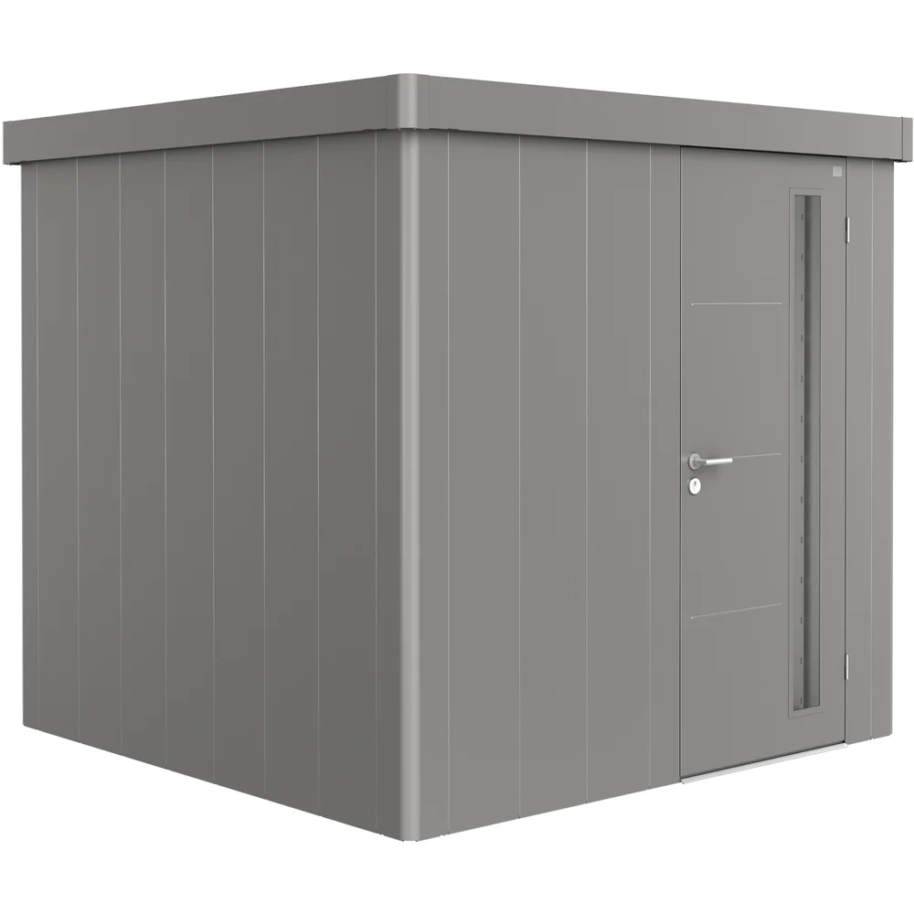 BIOHORT REDSKAPSBOD NEO 2B STD. DØR KVARTSGRÅ METALLIC v:4240235