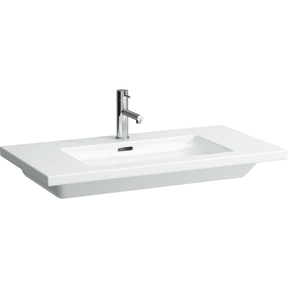 LAUFEN LIVING SQUARE HELDEKKENDE SERVANT 90 CM M/OVERLØP, HVIT v:2283746 LAUFEN LIVING SQUARE HELDEKKENDE SERVANT 90 CM M/OVERLØP, HVIT v:2283746