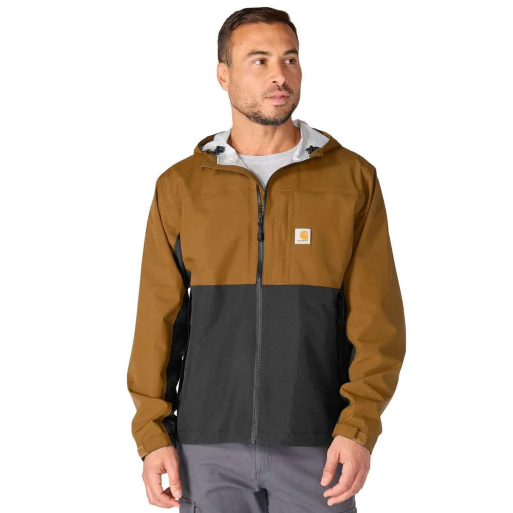 Carhartt Skaljakke, brun/svart v:1846148 Carhartt Skaljakke, brun/svart v:1846148