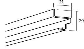 KANTAVSTIVER DS 0380 L=1184 ECOPHON v:9359617 KANTAVSTIVER DS 0380 L=1184 ECOPHON v:9359617